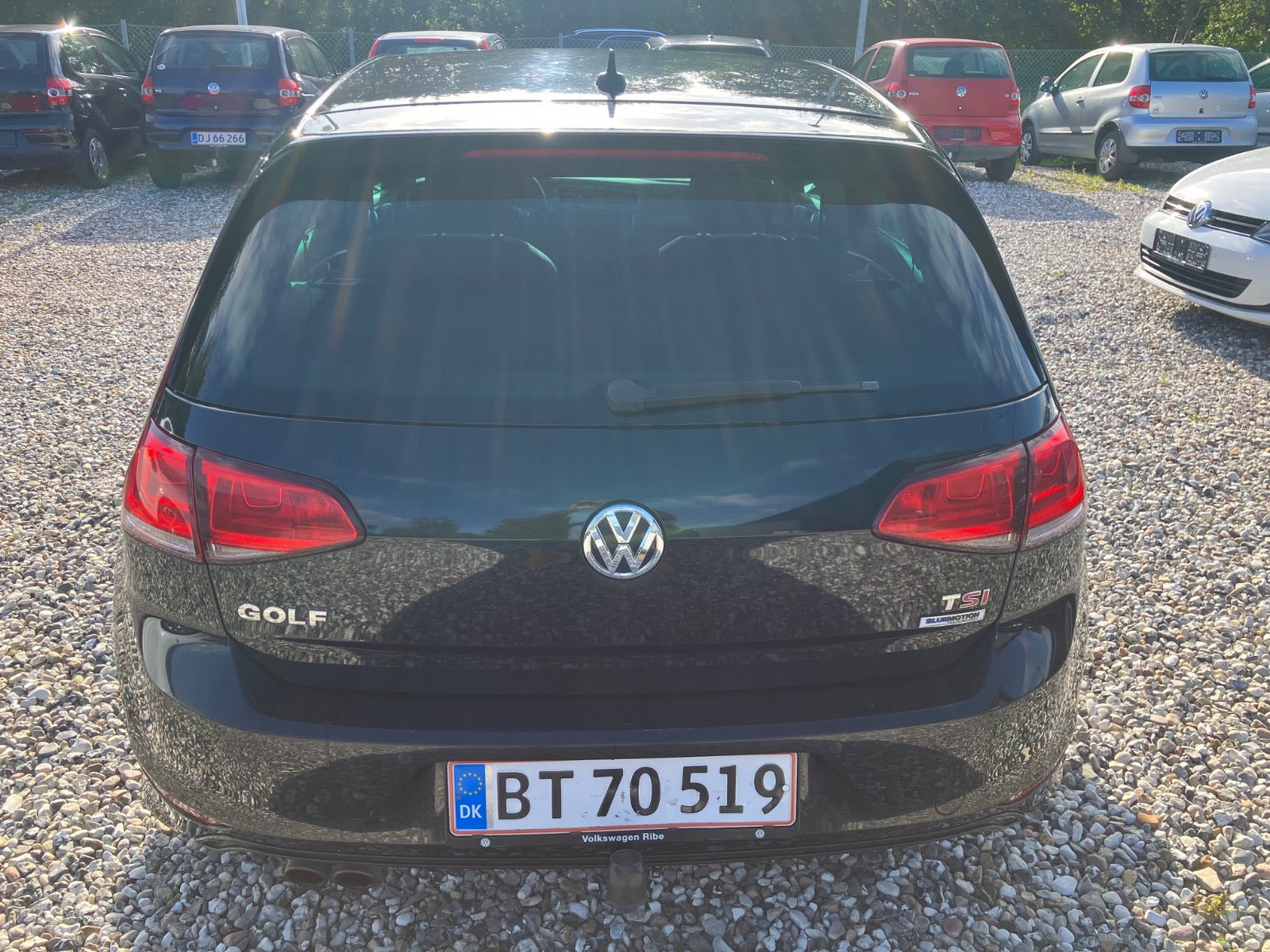 Sort VW Golf VII fra 2016