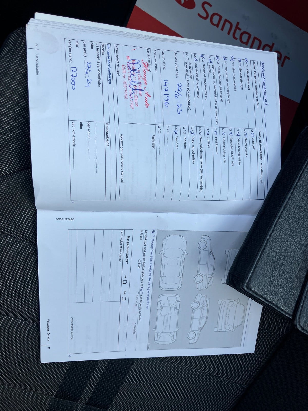 Sort VW Golf VII fra 2016