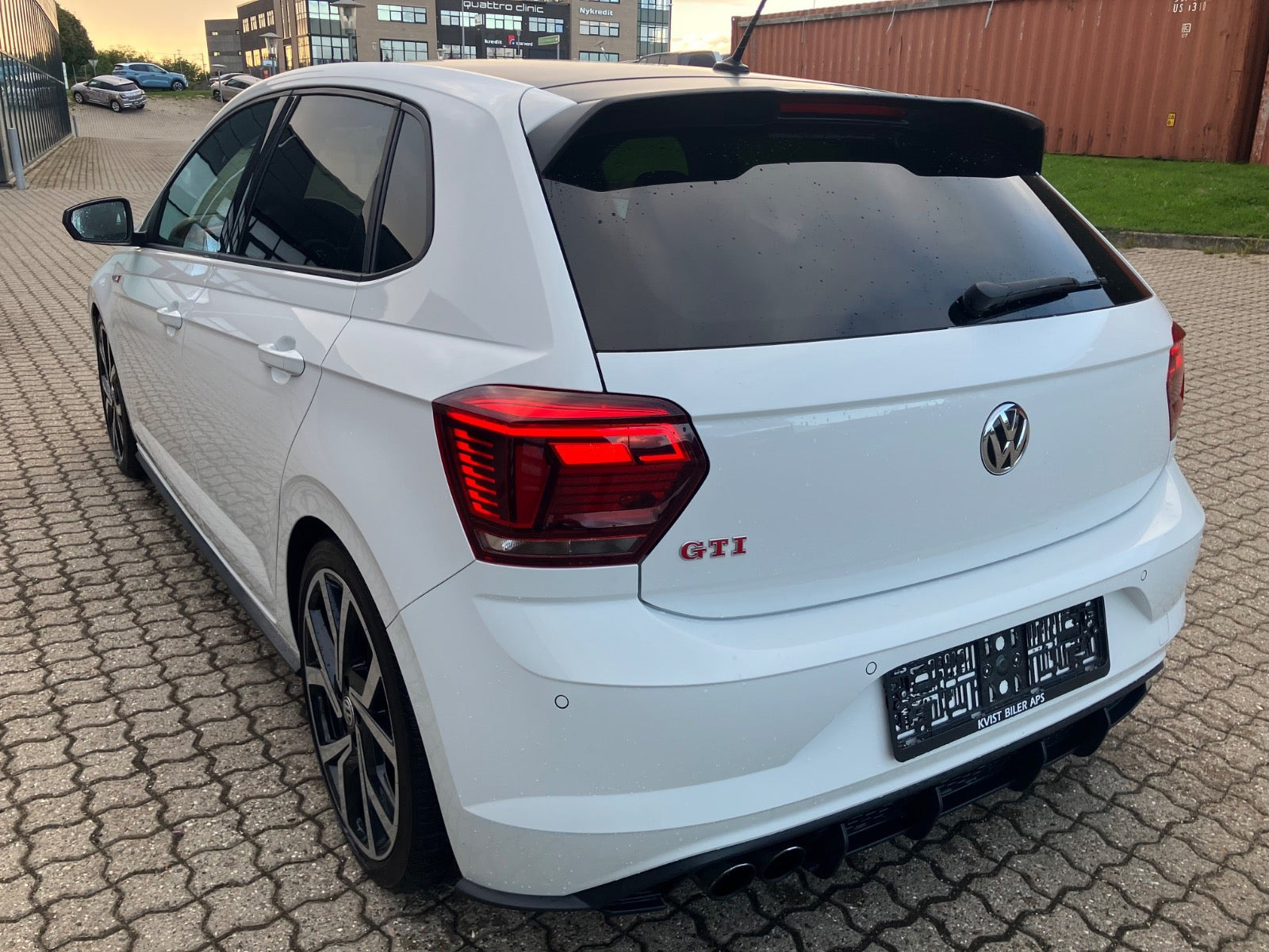 Hvid VW Polo fra 2018