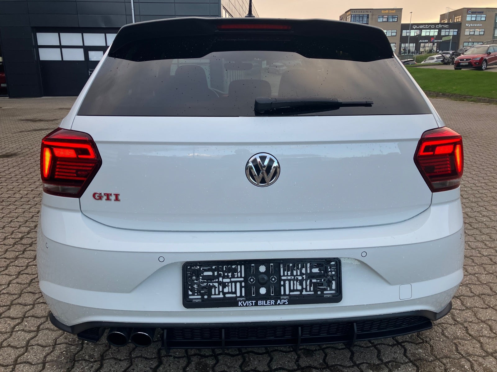 Hvid VW Polo fra 2018