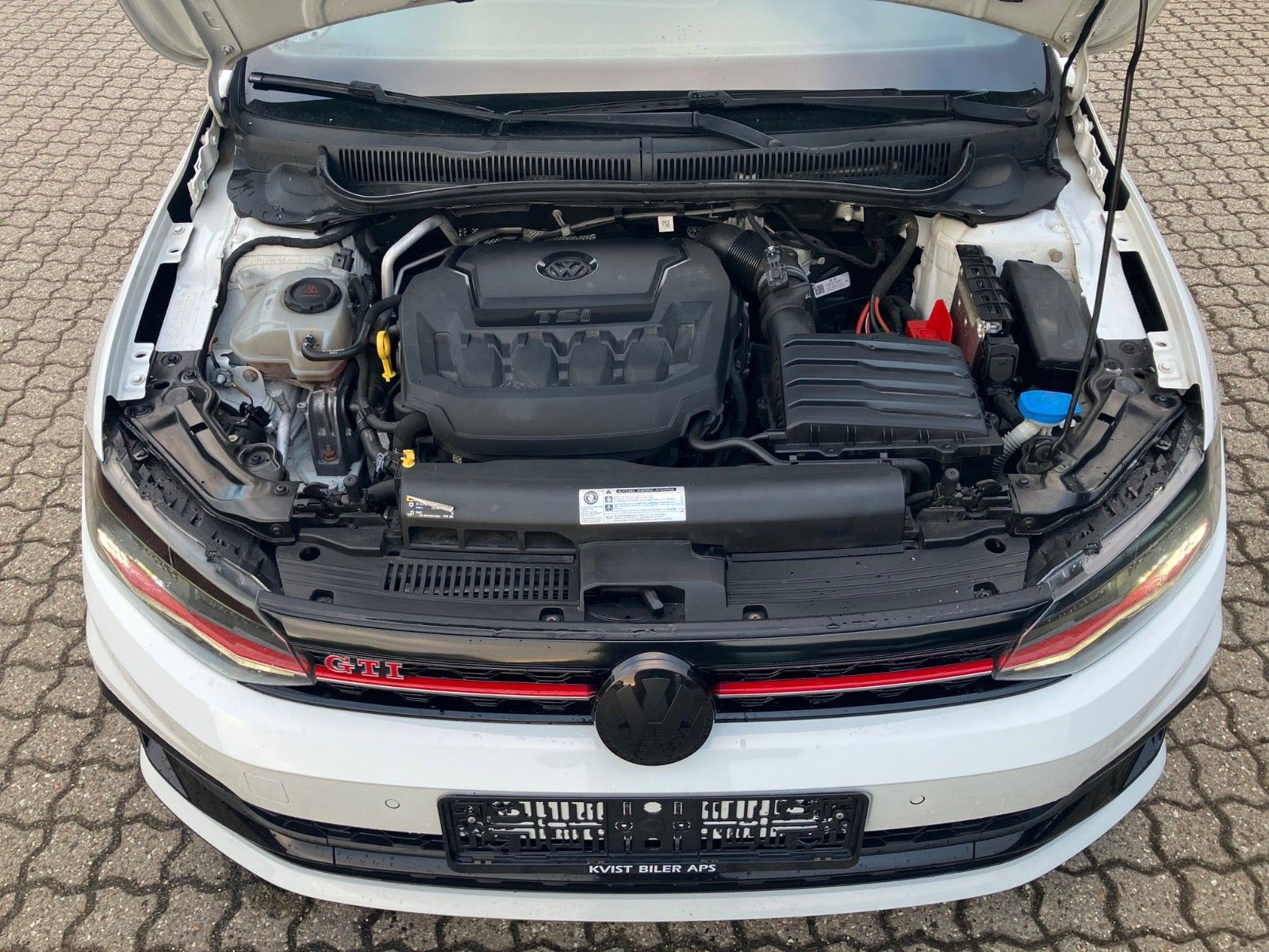Hvid VW Polo fra 2018