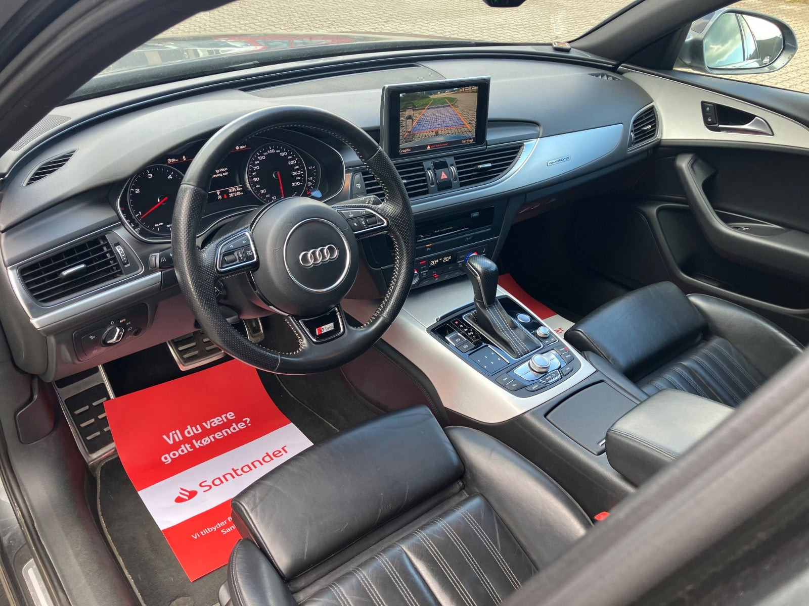 Grå Audi A6 fra 2015