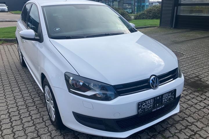 Hvid VW Polo fra 2013