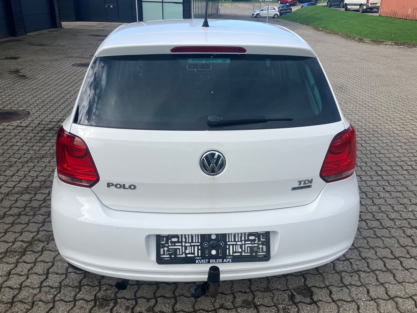 Hvid VW Polo fra 2013