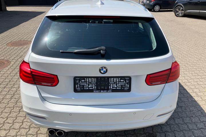 Hvid BMW 320d fra 2018
