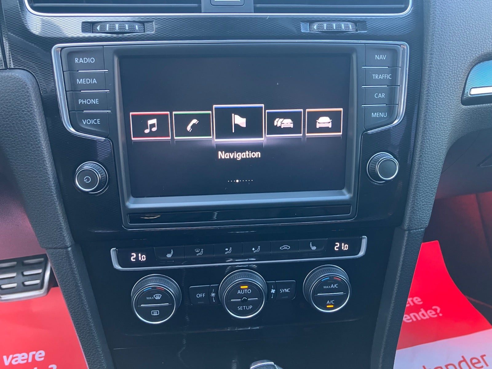Sort VW Golf VII fra 2014
