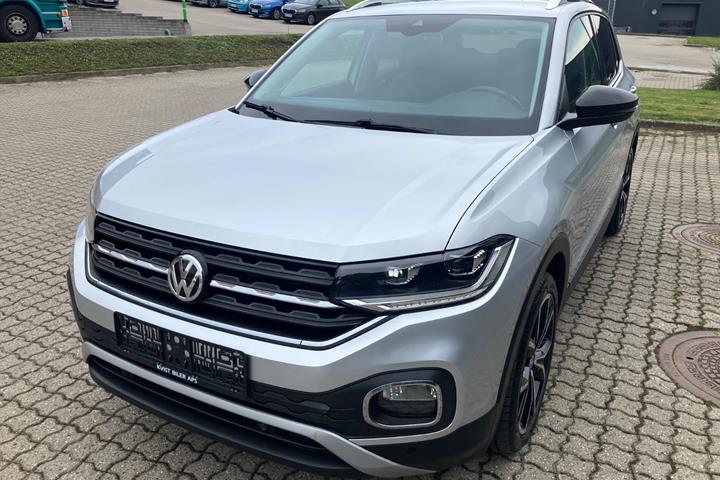 Sølv VW T-Cross fra 2019