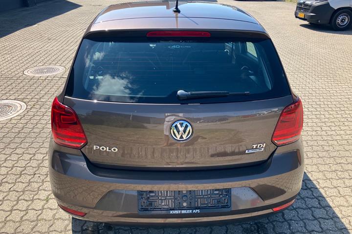 Brun VW Polo fra 2015