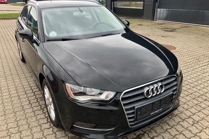 Sort Audi A3 fra 2014