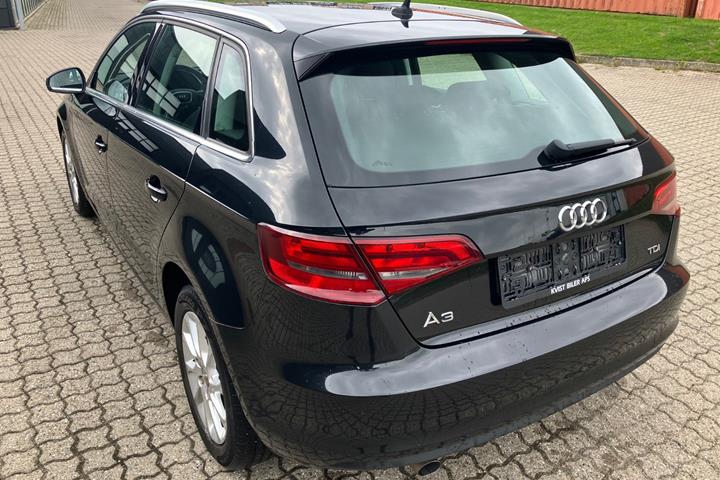 Sort Audi A3 fra 2014