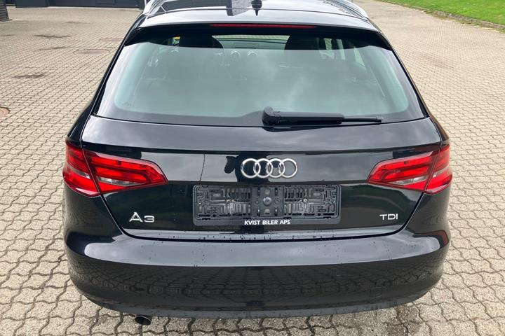 Sort Audi A3 fra 2014