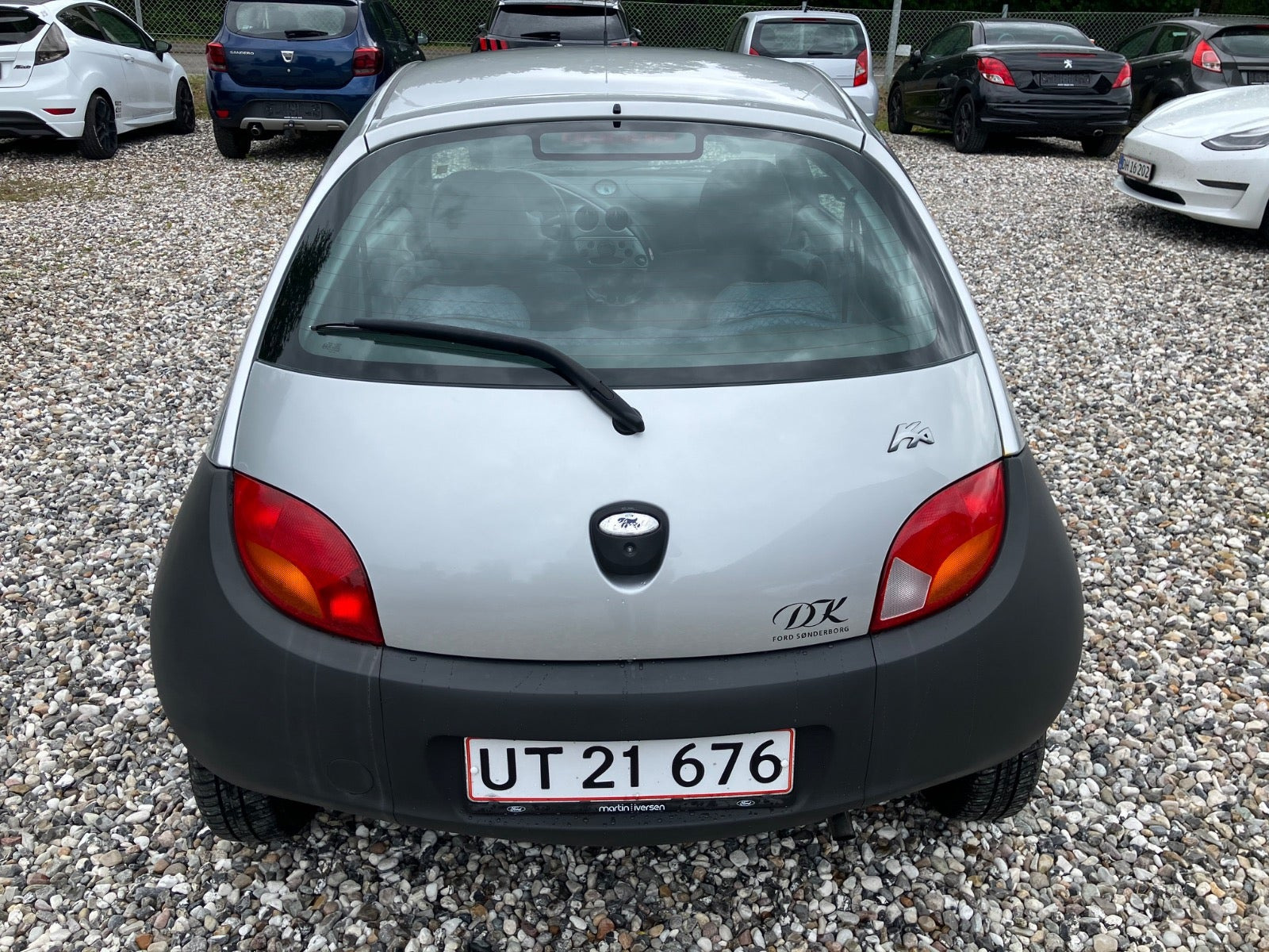 Sølv Ford Ka fra 2001
