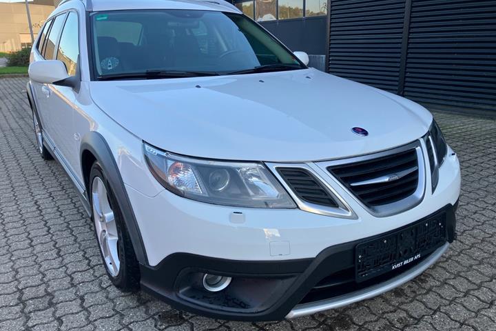 Hvid Saab 9-3X fra 2012