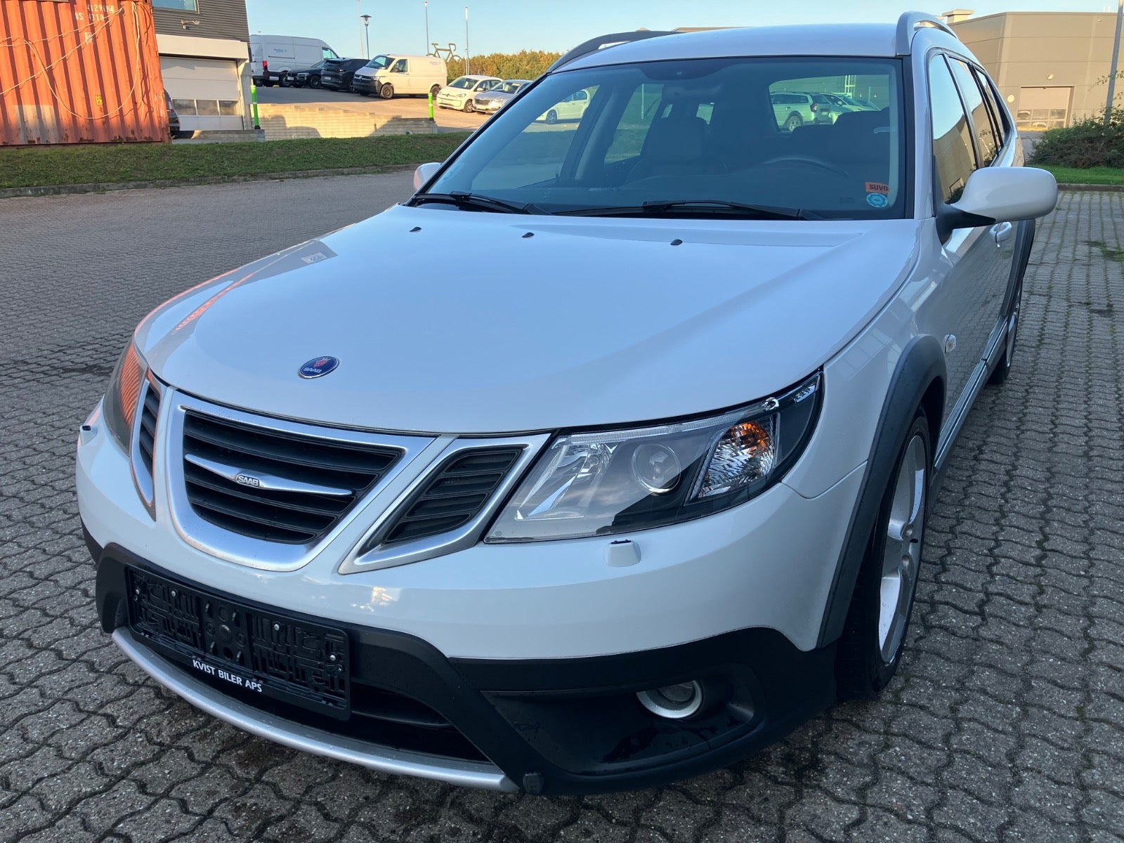 Hvid Saab 9-3X fra 2012
