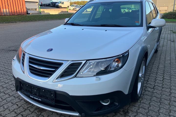 Hvid Saab 9-3X fra 2012