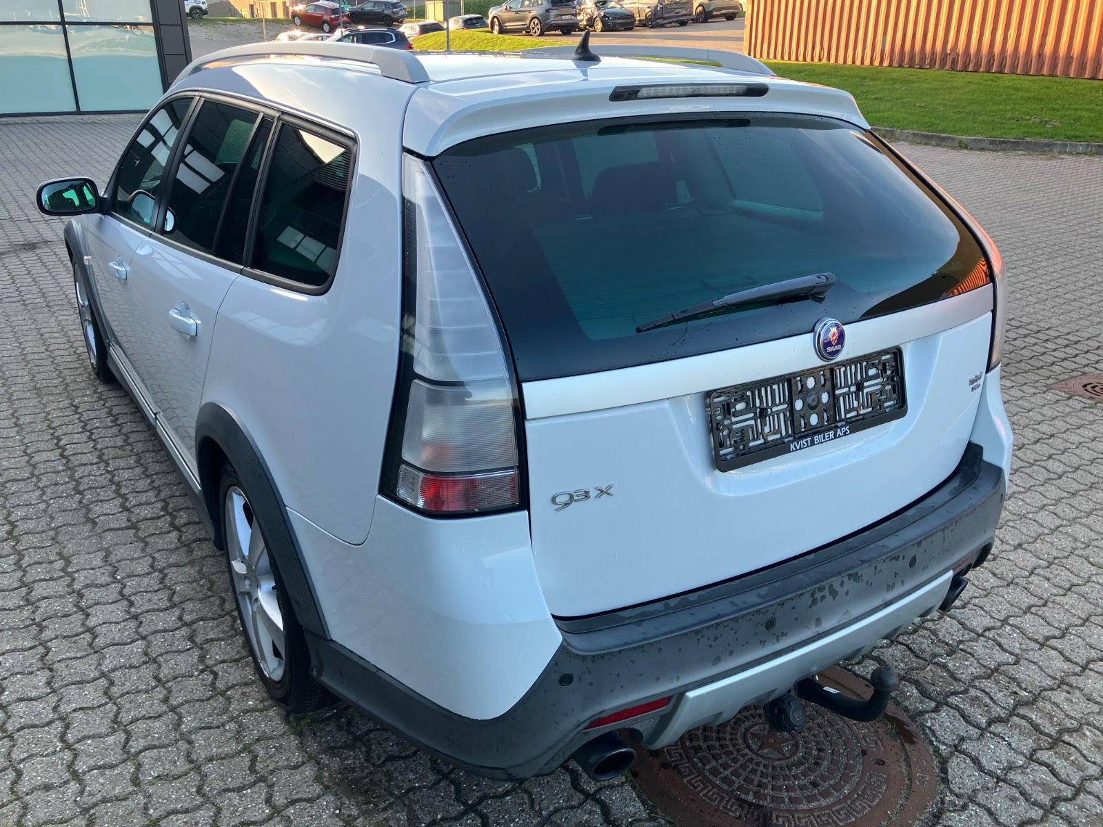 Hvid Saab 9-3X fra 2012