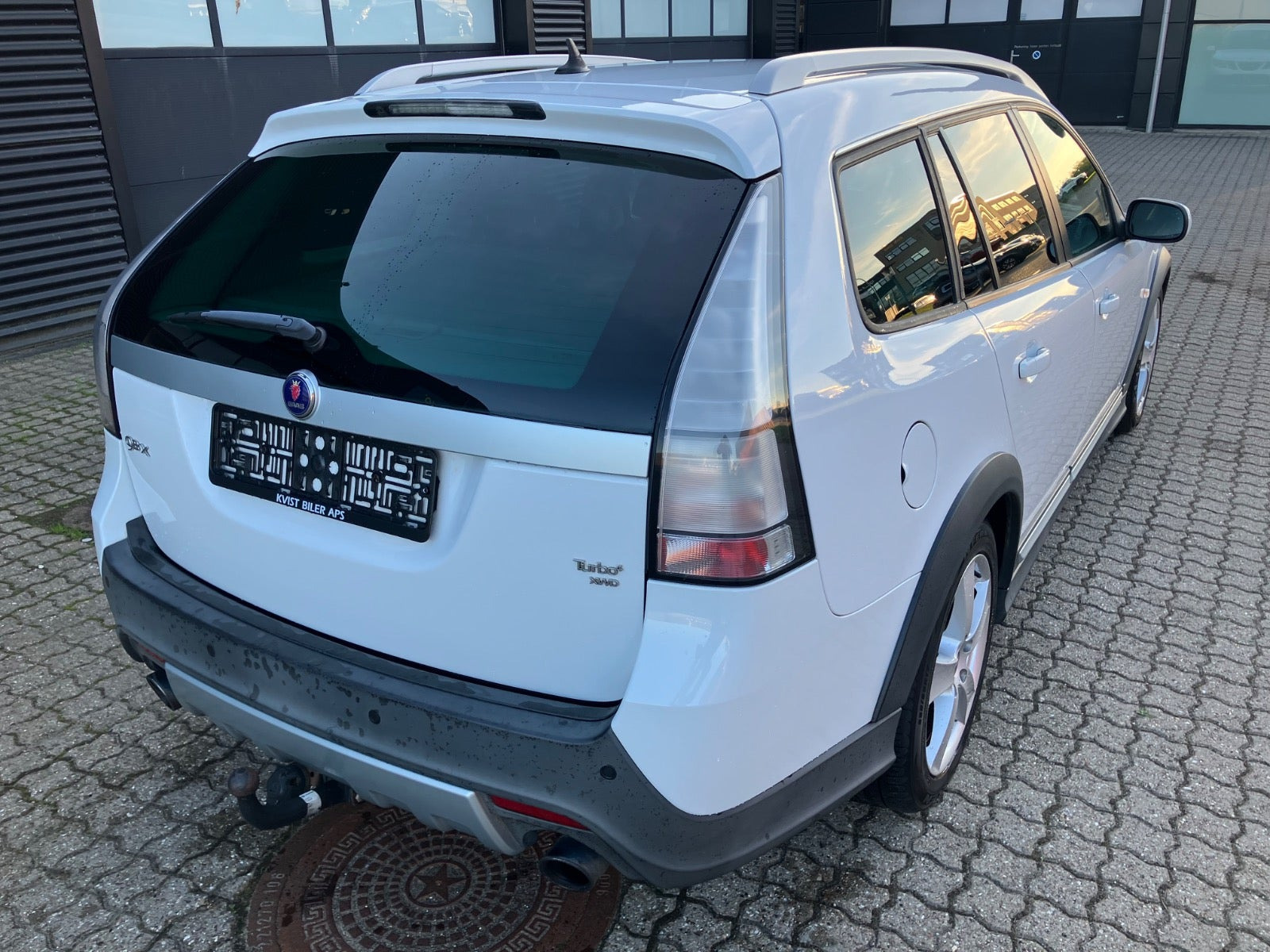 Hvid Saab 9-3X fra 2012