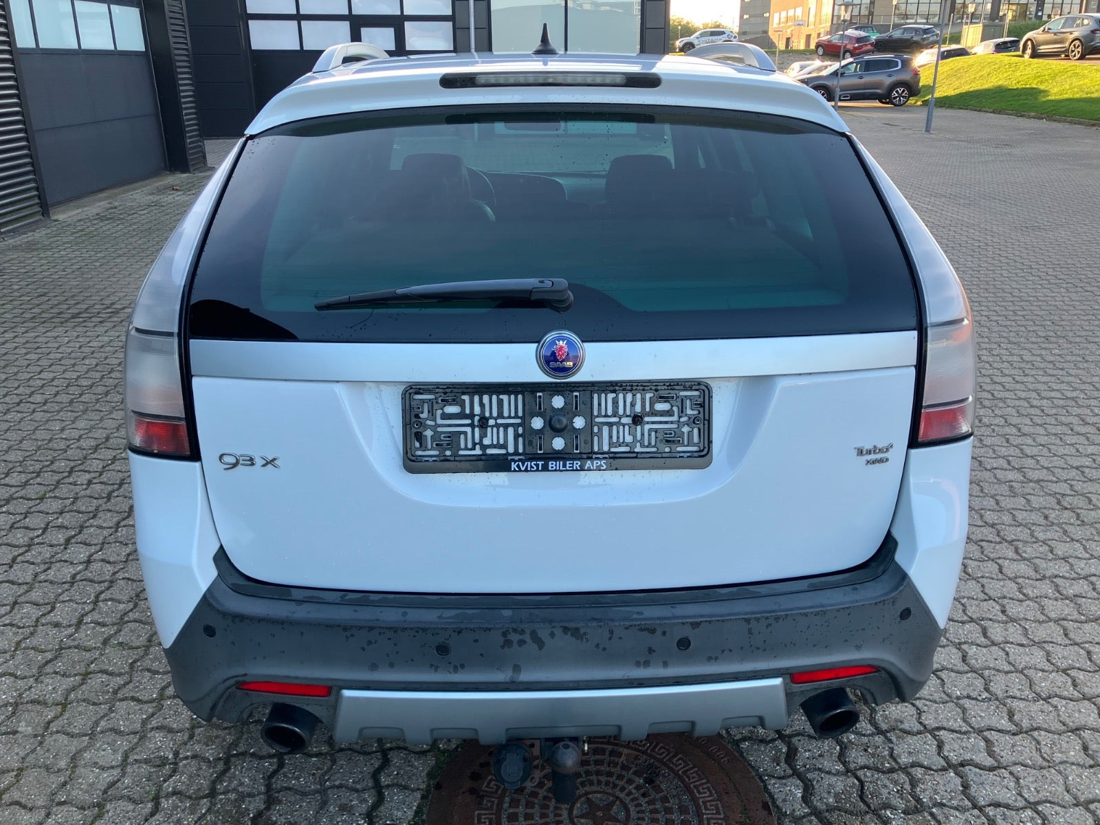 Hvid Saab 9-3X fra 2012