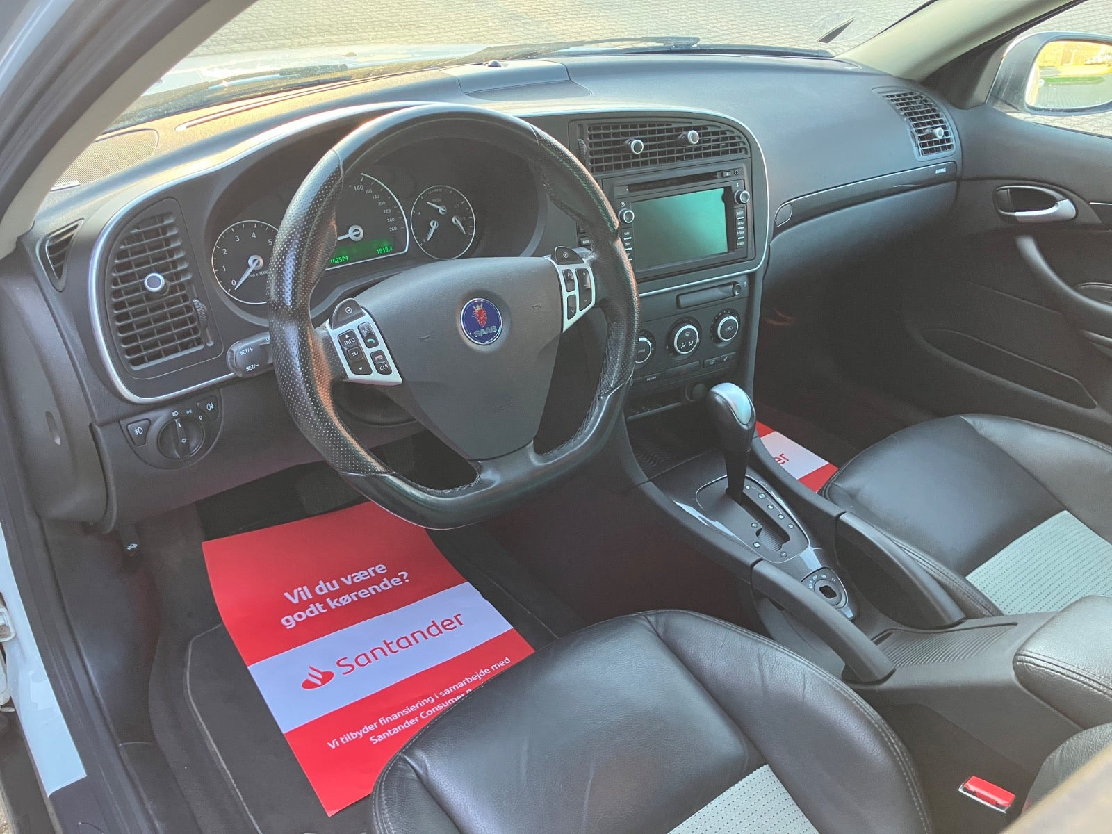 Hvid Saab 9-3X fra 2012
