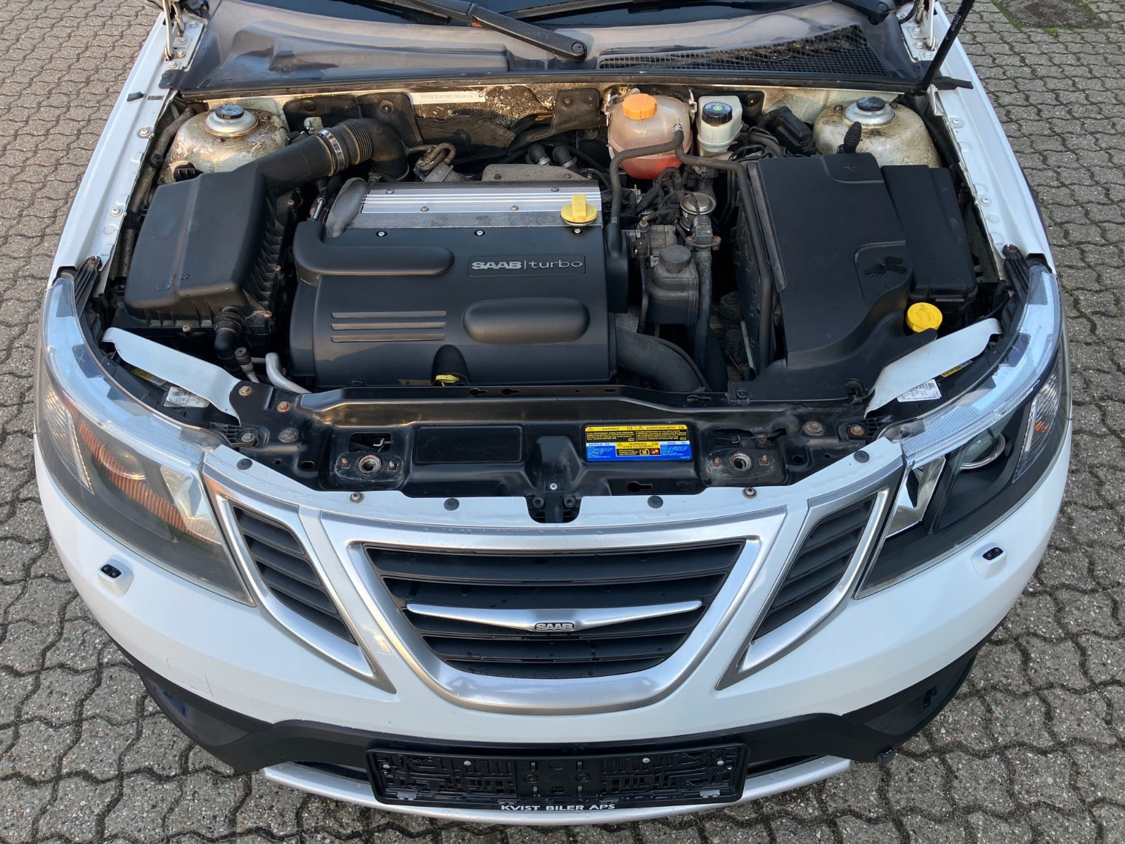 Hvid Saab 9-3X fra 2012