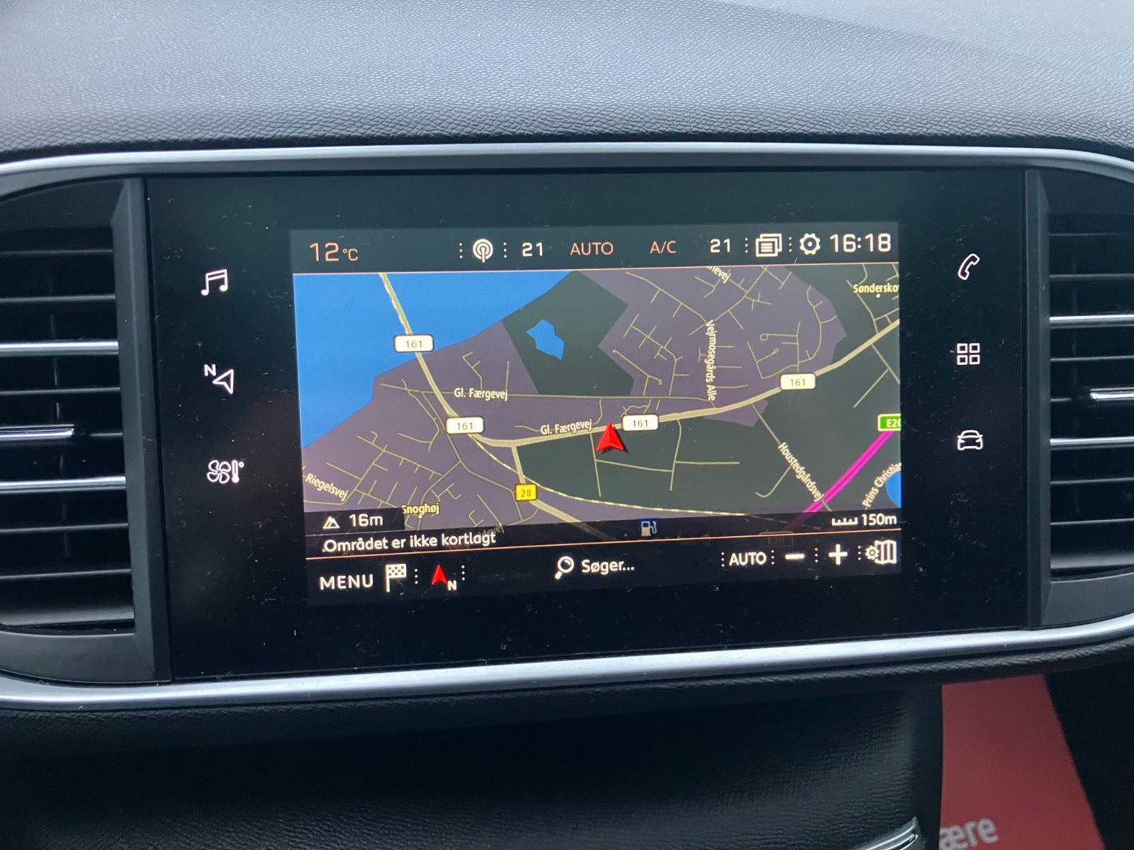 Grå Peugeot 308 fra 2018