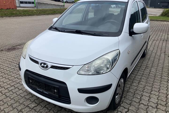 Hvid Hyundai i10 fra 2010