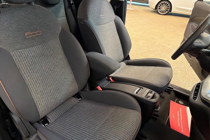 Grøn Fiat 500e fra 2022