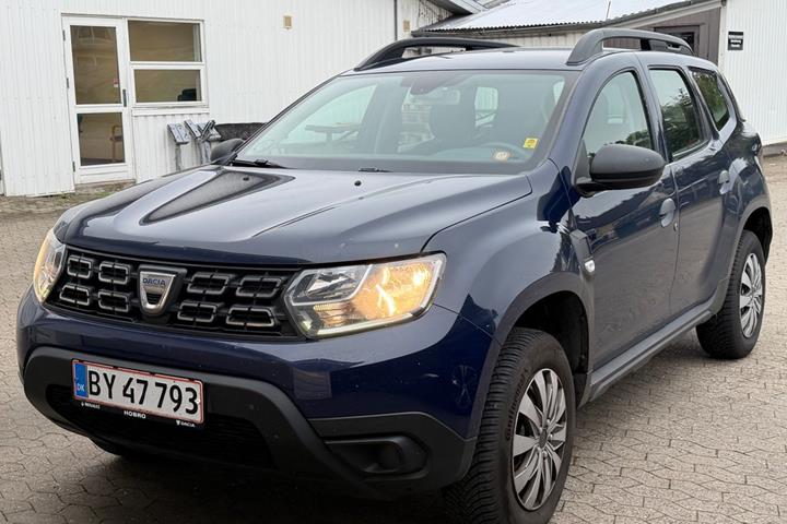 Blå Dacia Duster fra 2018
