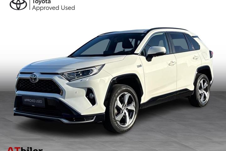 Hvid Toyota RAV4 Plug-in fra 2021