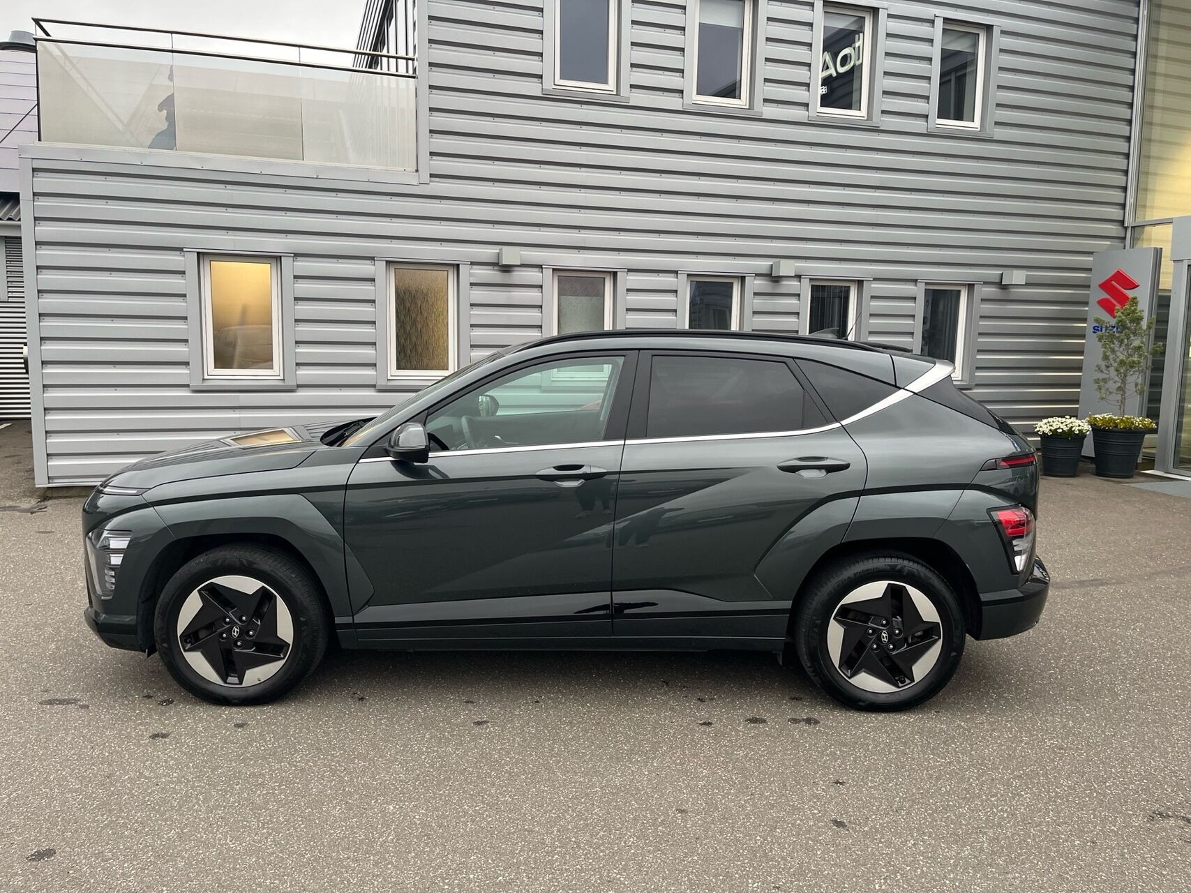 Grøn Hyundai Kona fra 2024
