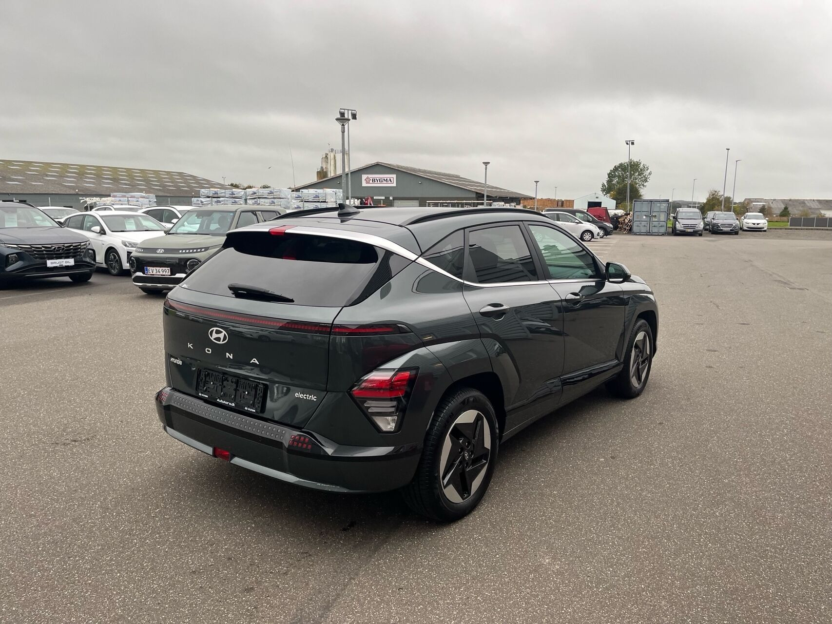 Grøn Hyundai Kona fra 2024