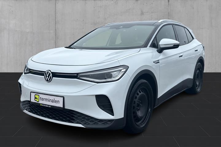 Hvid VW ID.4 fra 2023 set udefra