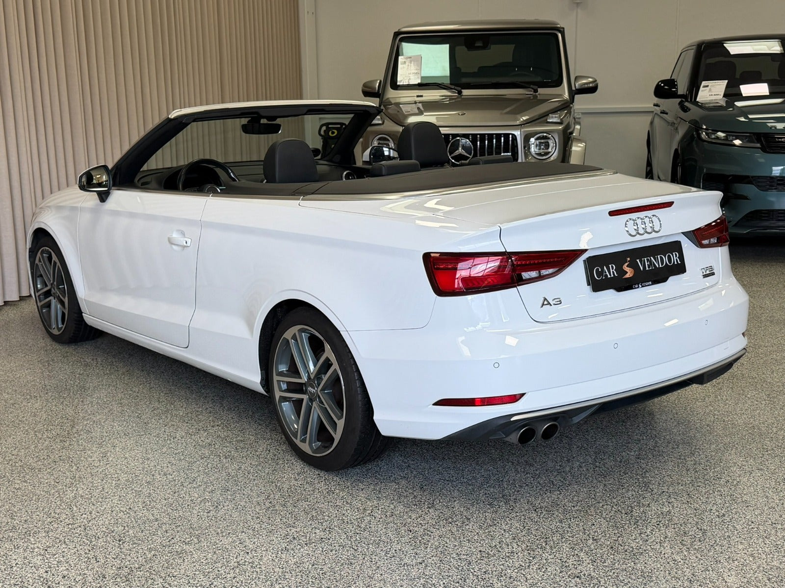 Hvid Audi A3 fra 2017