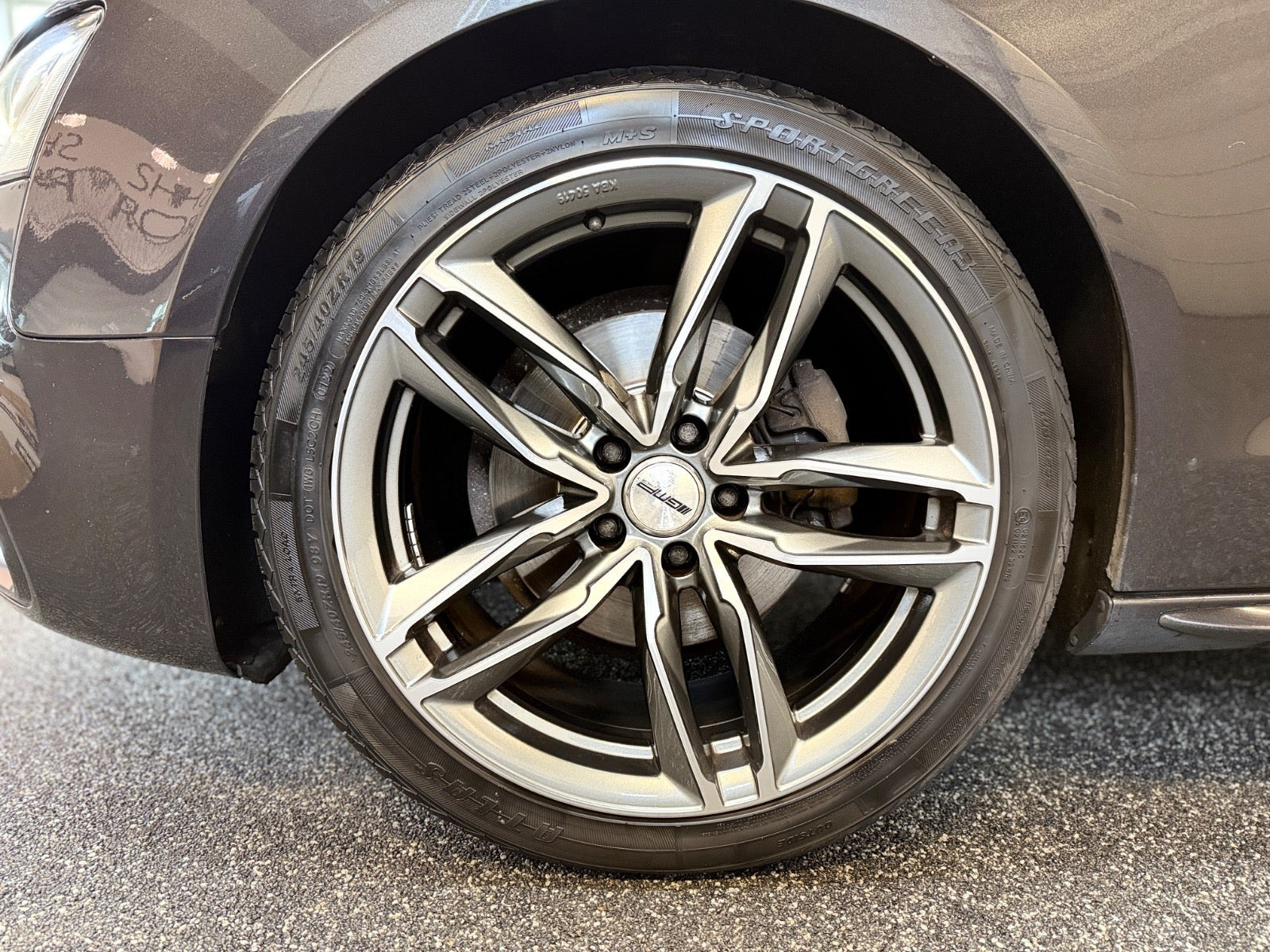 Sort Audi A5 fra 2016