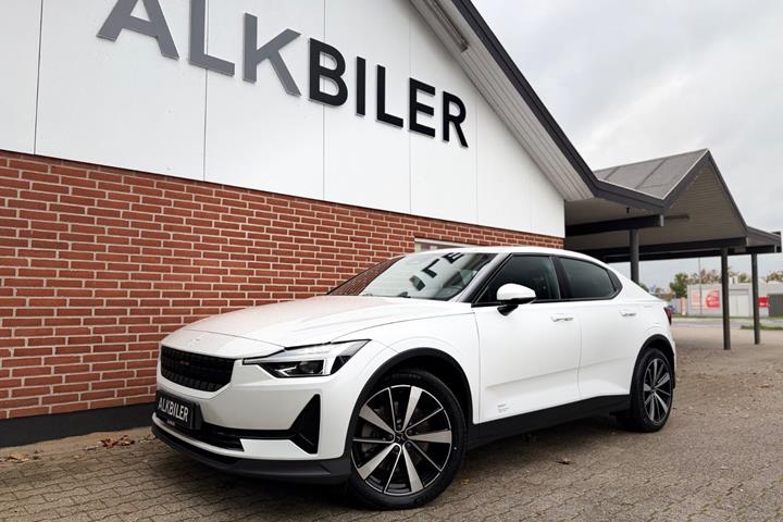 Hvid Polestar 2 fra 2021