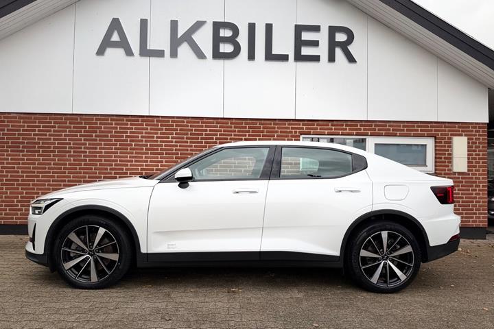 Hvid Polestar 2 fra 2021