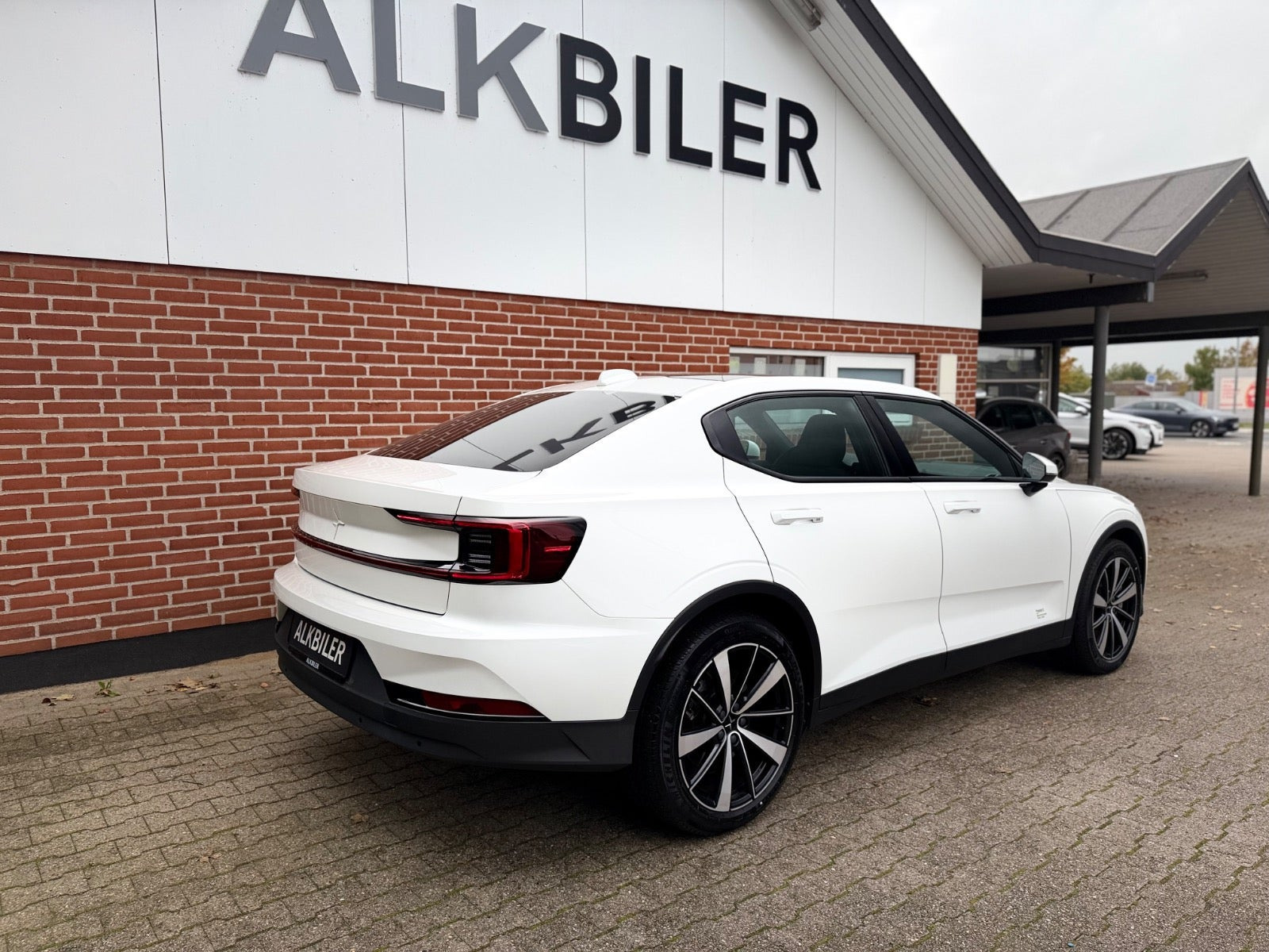 Hvid Polestar 2 fra 2021