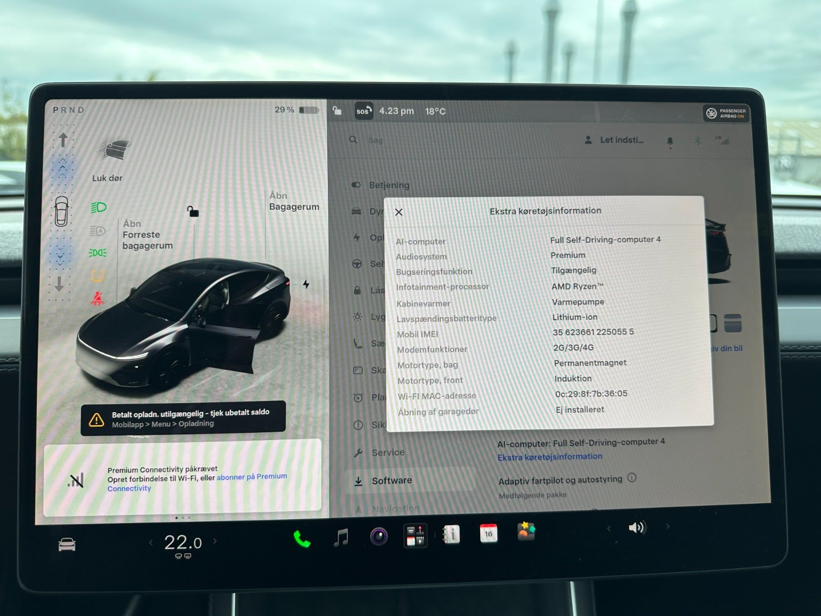 Grå Tesla Model Y fra 2026