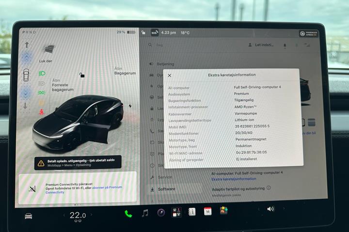 Grå Tesla Model Y fra 2026