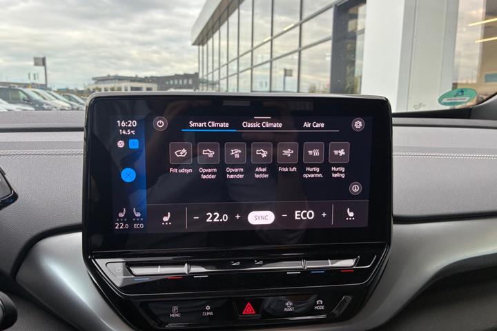 Blå VW ID.4 fra 2023