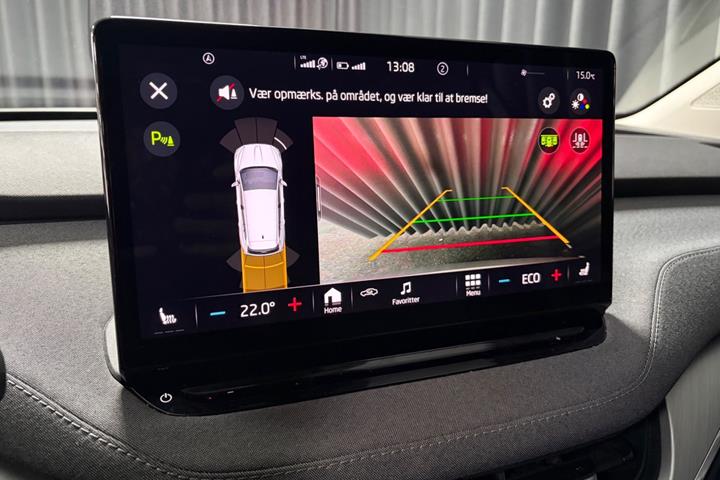 Grå Skoda Enyaq fra 2022