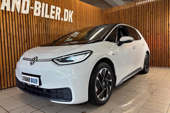 Hvid VW ID.3 fra 2021