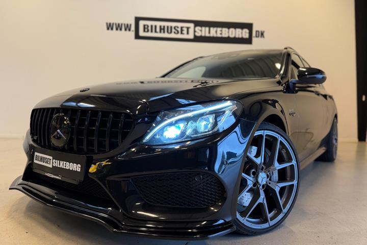 Hvid Mercedes C450 fra 2016