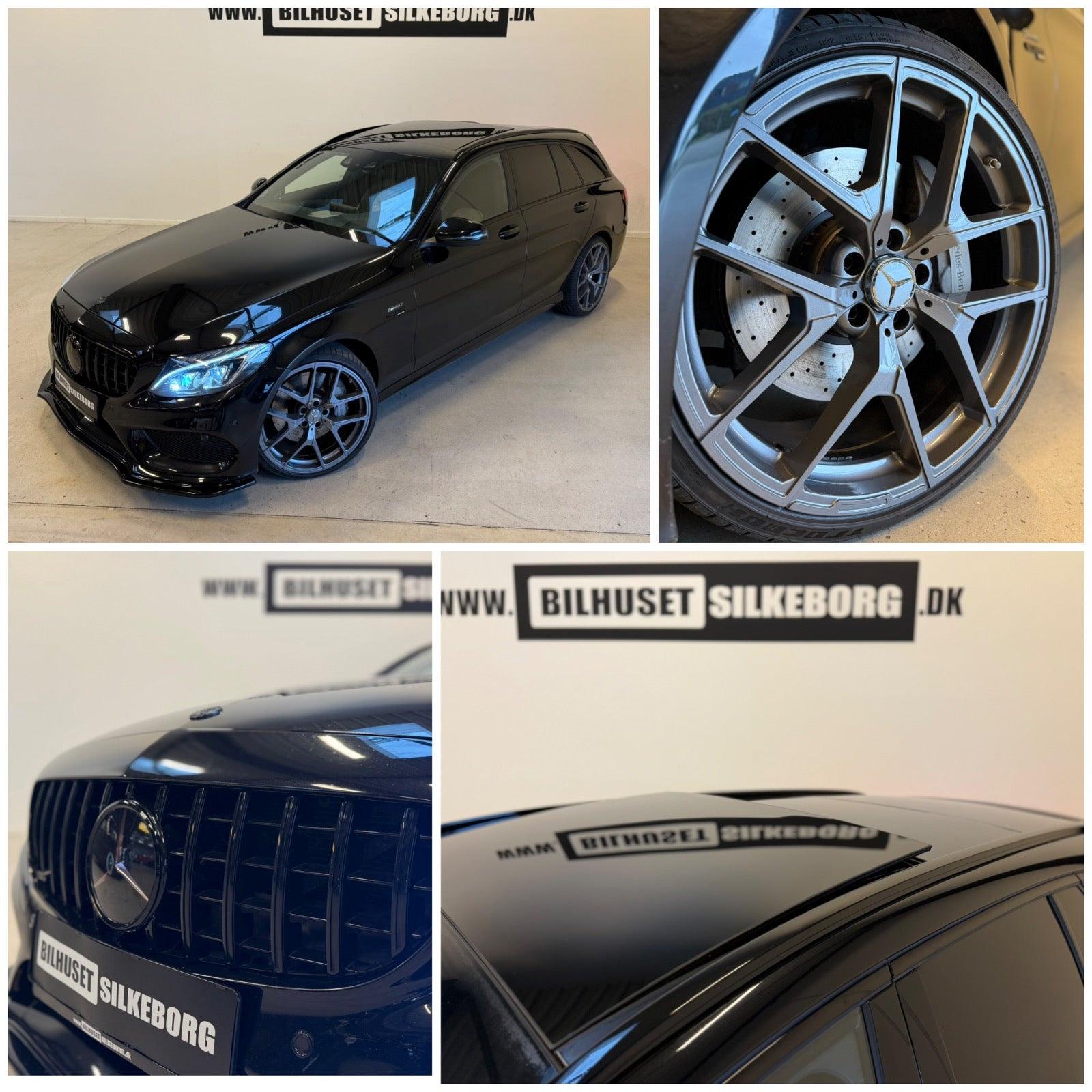 Hvid Mercedes C450 fra 2016