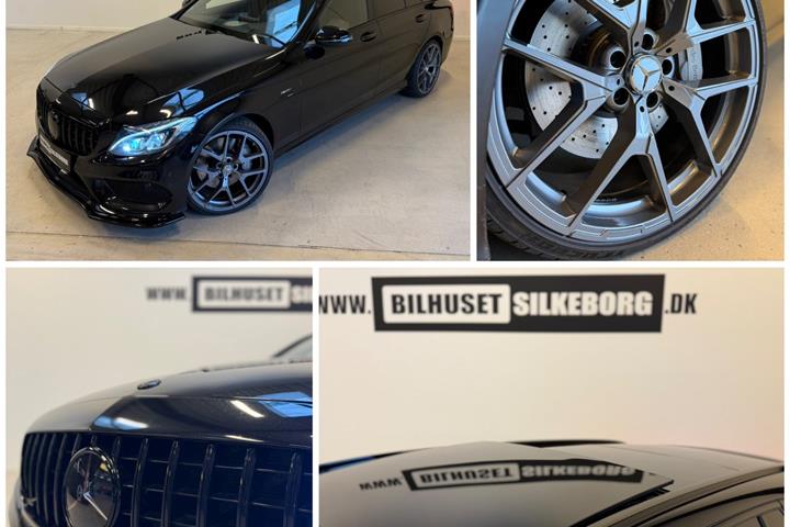 Hvid Mercedes C450 fra 2016
