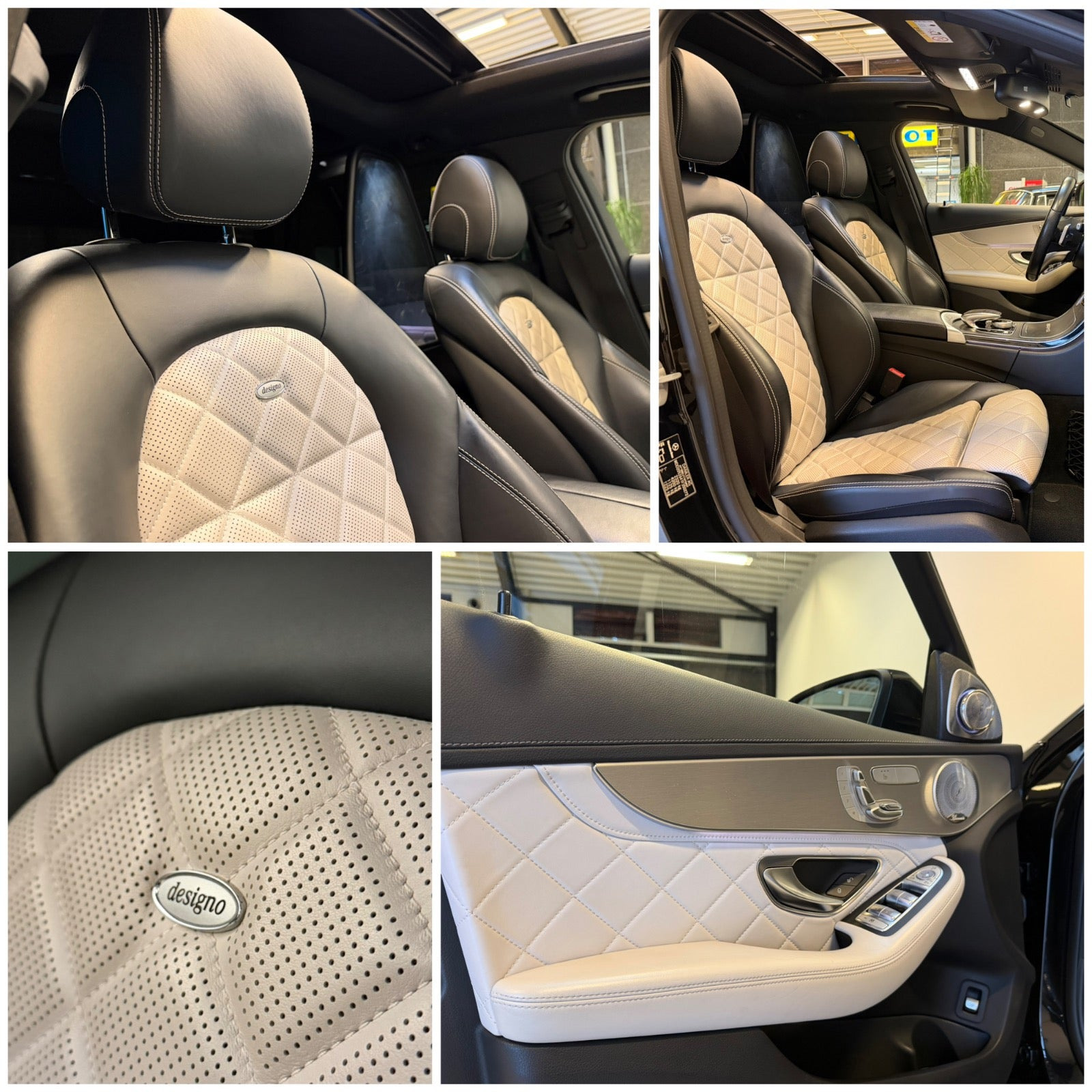 Hvid Mercedes C450 fra 2016
