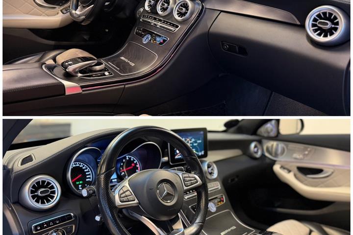 Hvid Mercedes C450 fra 2016