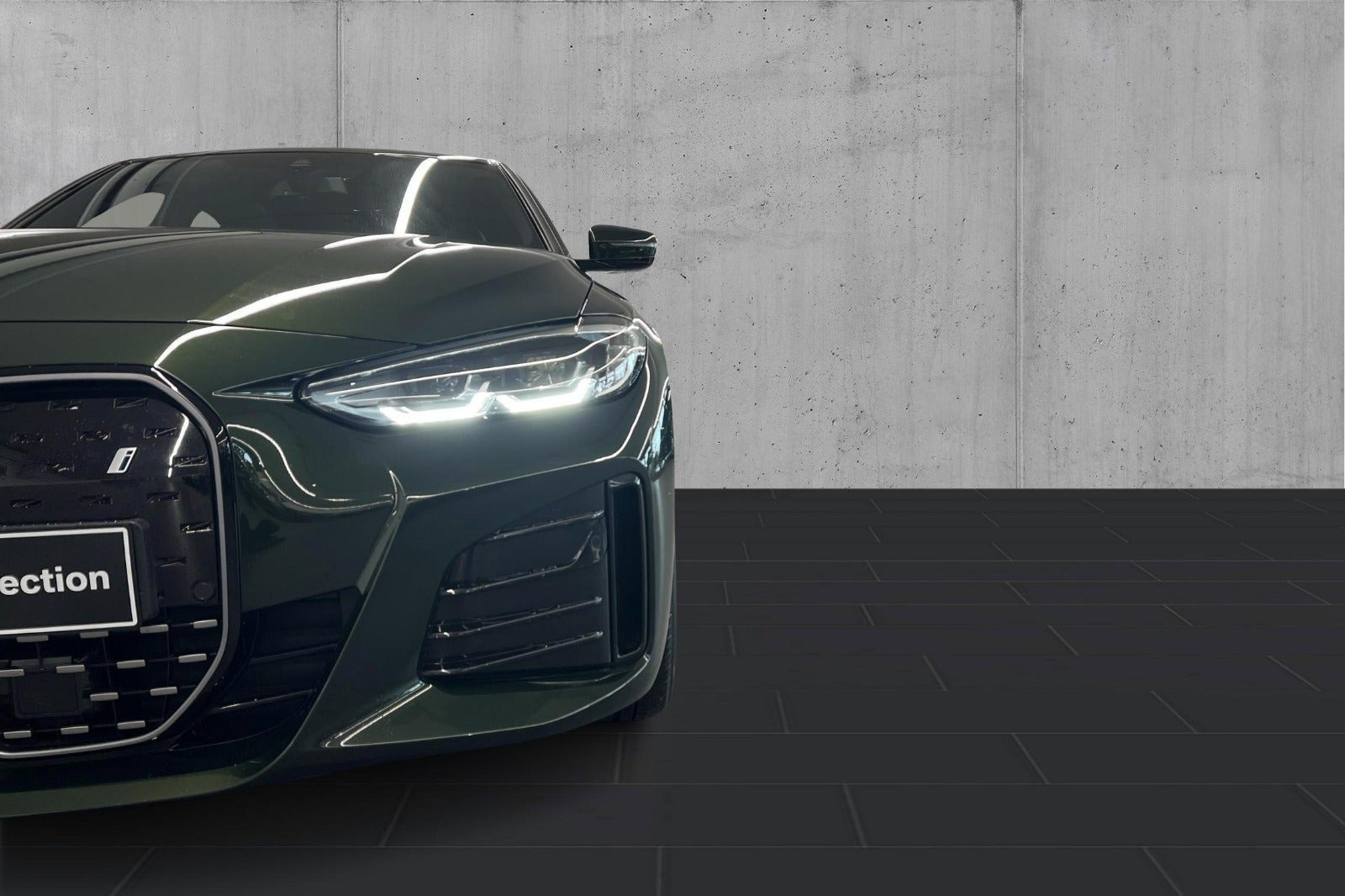 Grøn BMW i4 fra 2024