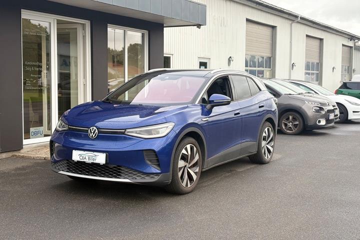 Blå VW ID.4 fra 2021