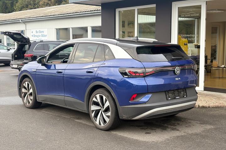 Blå VW ID.4 fra 2021